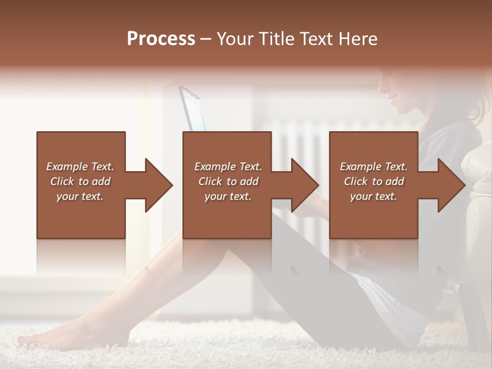 Communication Space Light PowerPoint Template