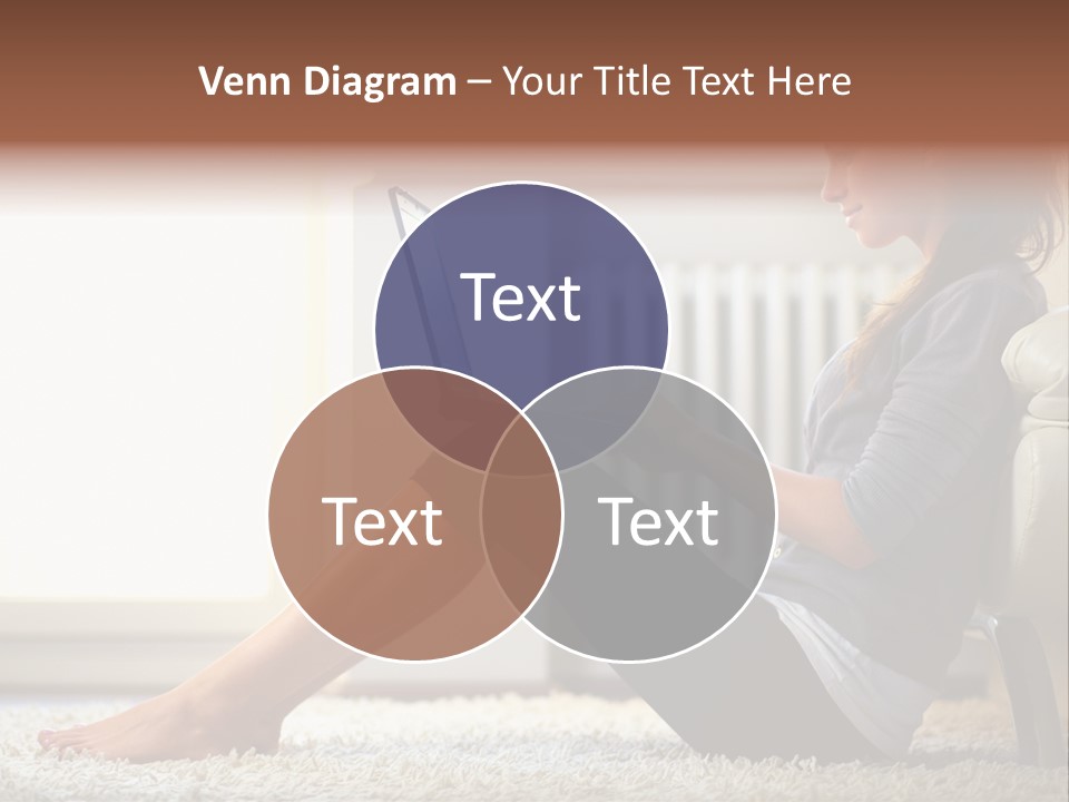 Communication Space Light PowerPoint Template