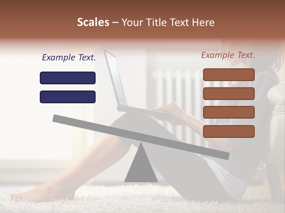 Communication Space Light PowerPoint Template