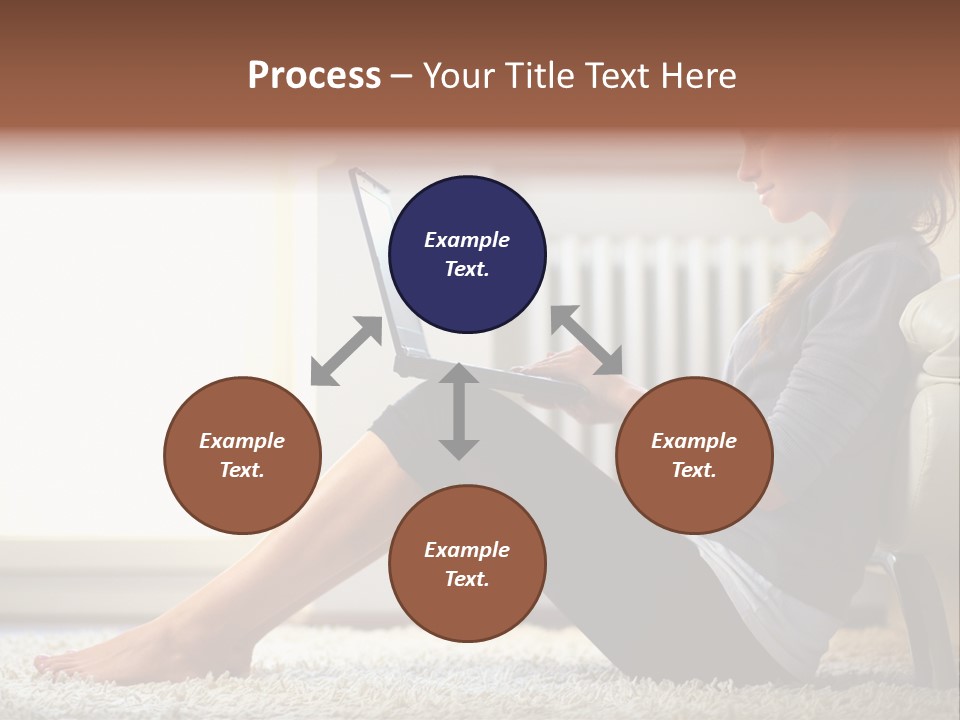 Communication Space Light PowerPoint Template