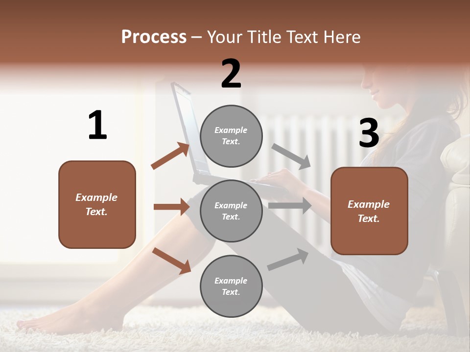 Communication Space Light PowerPoint Template