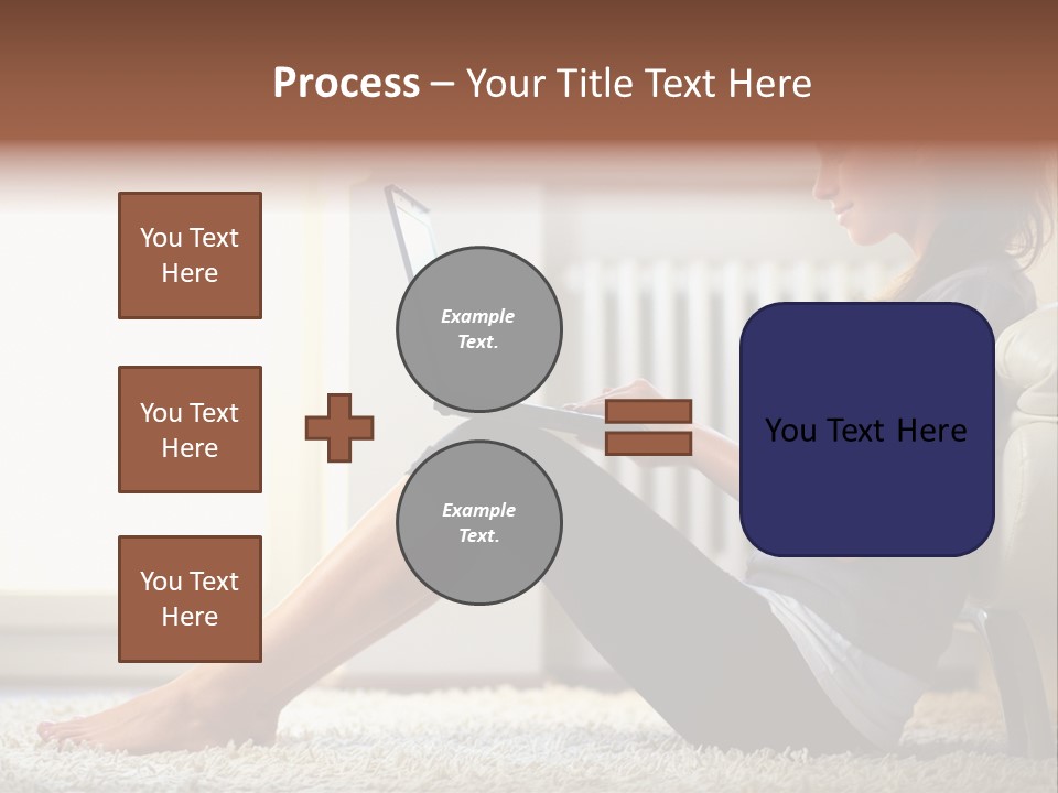 Communication Space Light PowerPoint Template