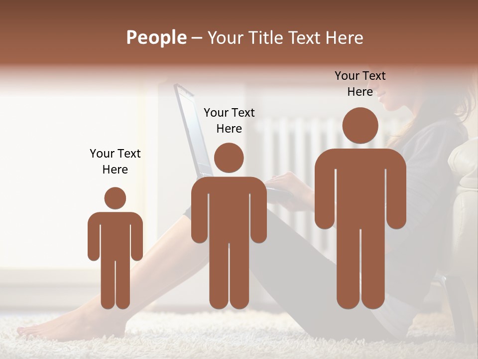 Communication Space Light PowerPoint Template