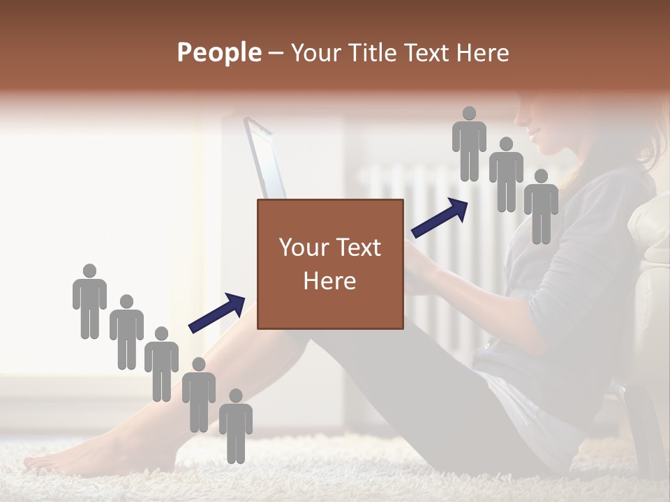 Communication Space Light PowerPoint Template