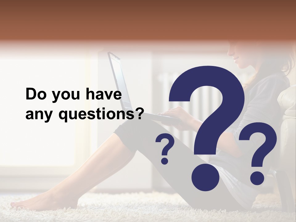 Communication Space Light PowerPoint Template