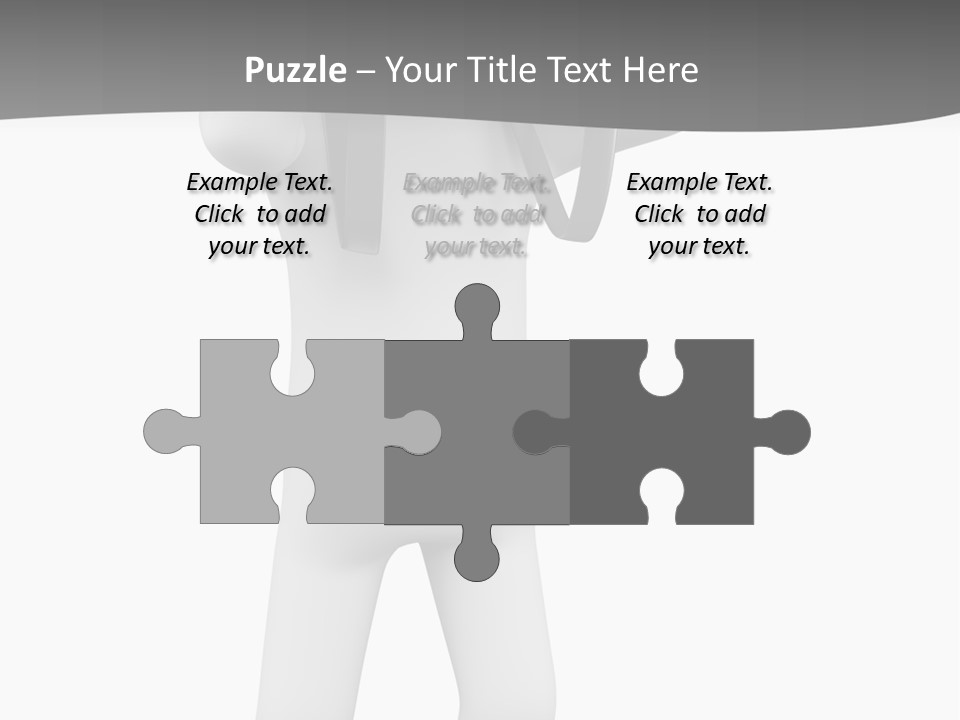 Explore Guy Image PowerPoint Template