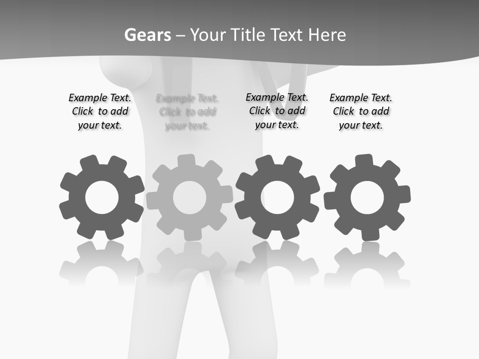 Explore Guy Image PowerPoint Template