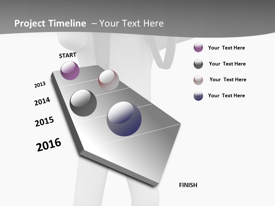 Explore Guy Image PowerPoint Template