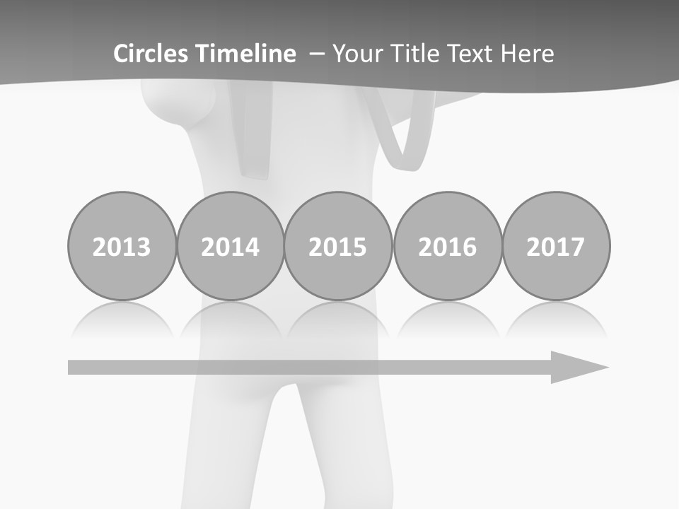 Explore Guy Image PowerPoint Template