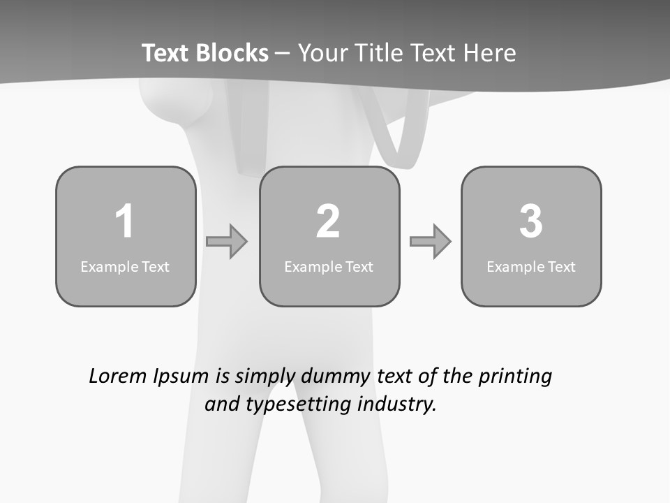Explore Guy Image PowerPoint Template
