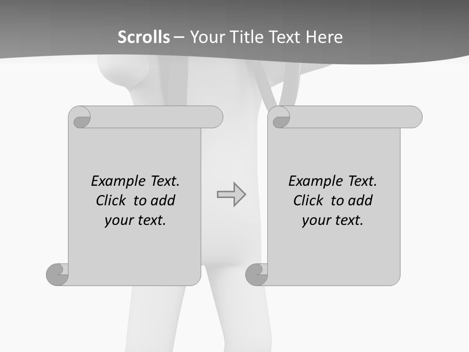 Explore Guy Image PowerPoint Template