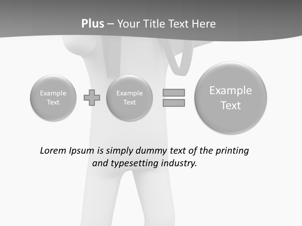 Explore Guy Image PowerPoint Template