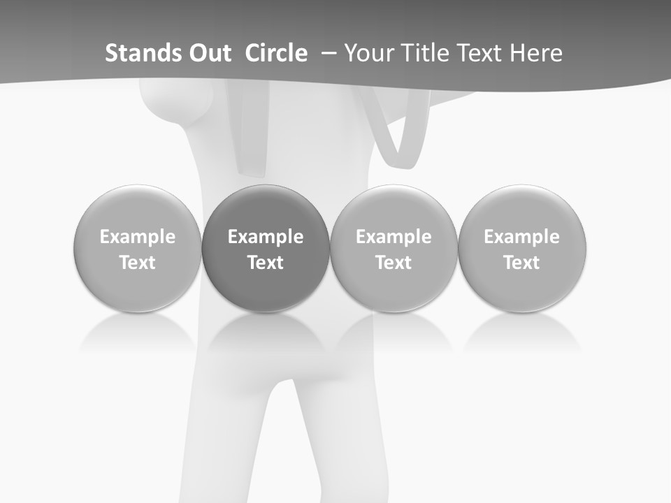 Explore Guy Image PowerPoint Template