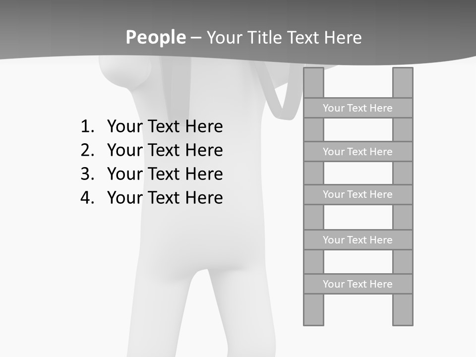 Explore Guy Image PowerPoint Template