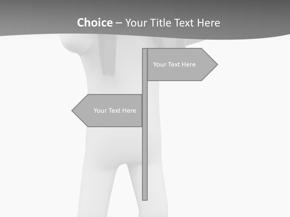 Explore Guy Image PowerPoint Template