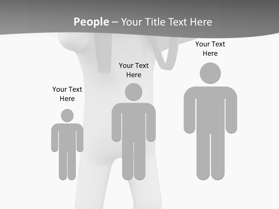 Explore Guy Image PowerPoint Template