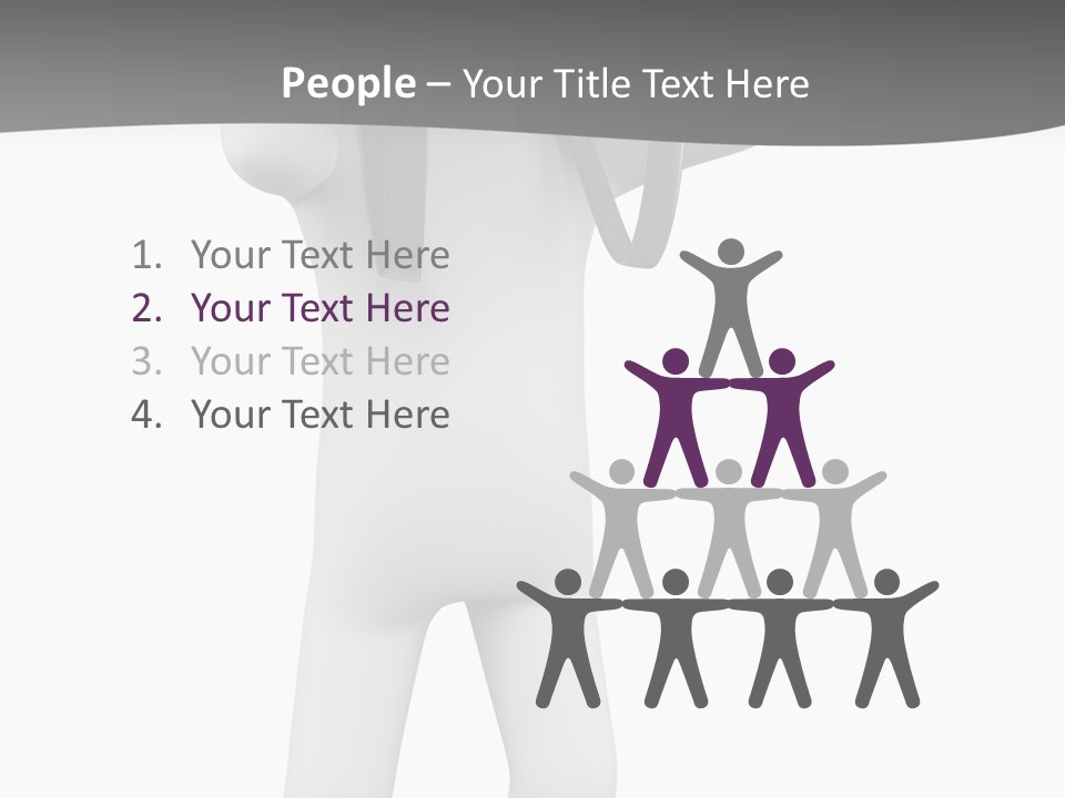 Explore Guy Image PowerPoint Template