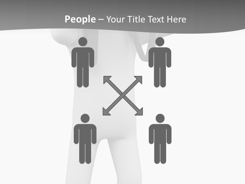 Explore Guy Image PowerPoint Template