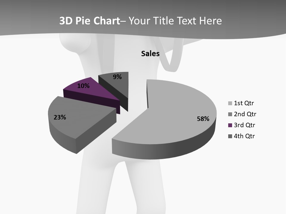 Explore Guy Image PowerPoint Template