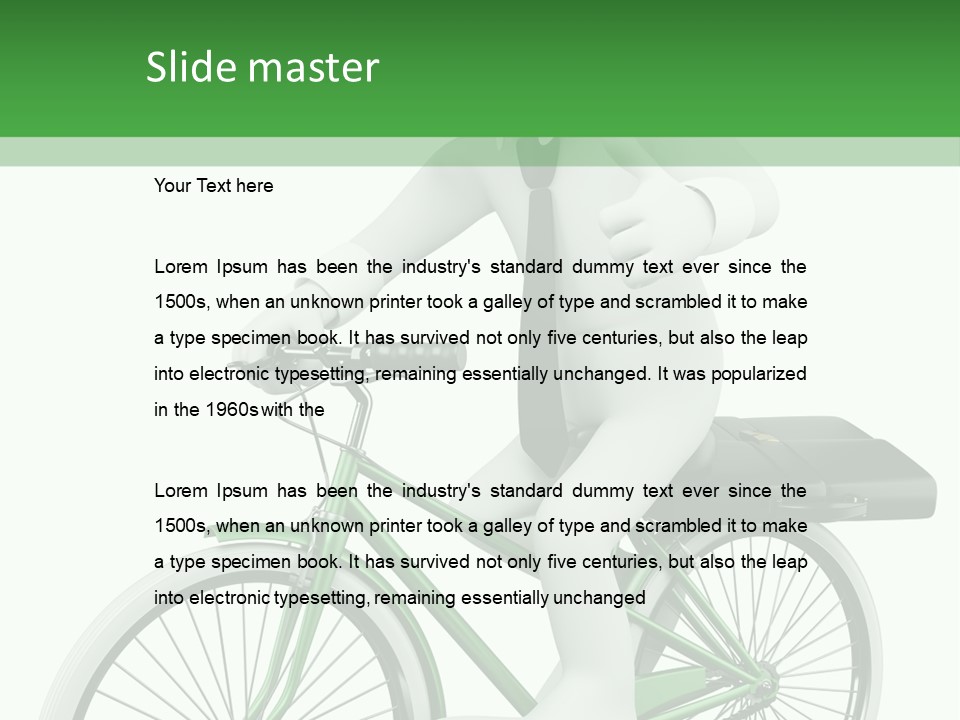 Guy Ride Professional PowerPoint Template