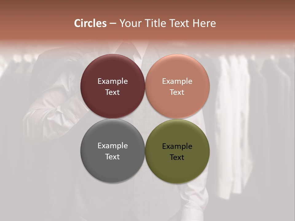 Sell White Waistcoat PowerPoint Template
