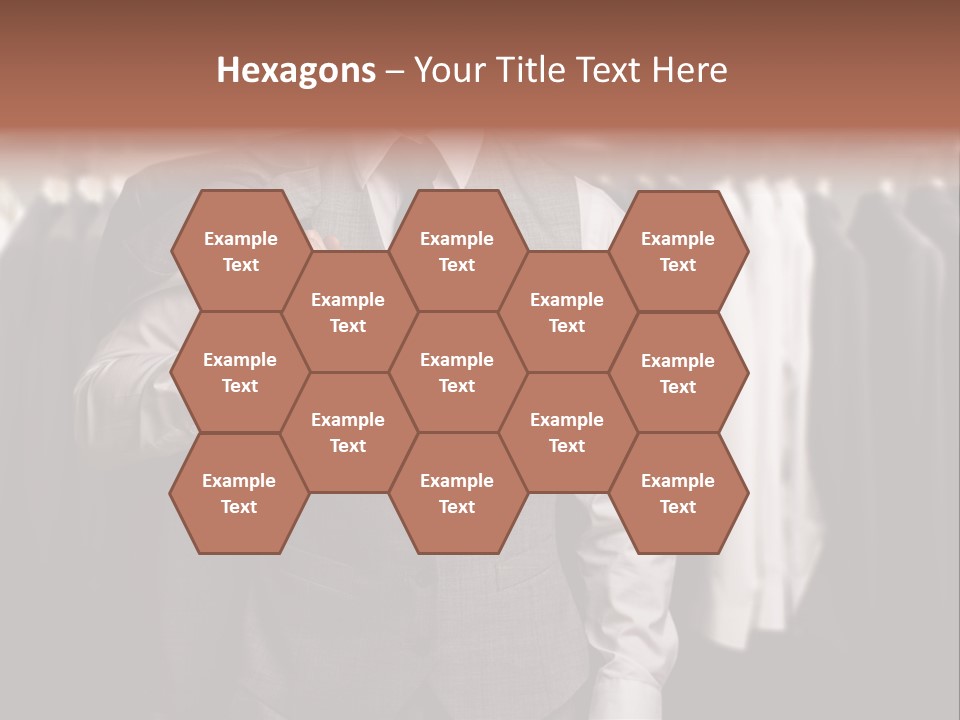 Sell White Waistcoat PowerPoint Template