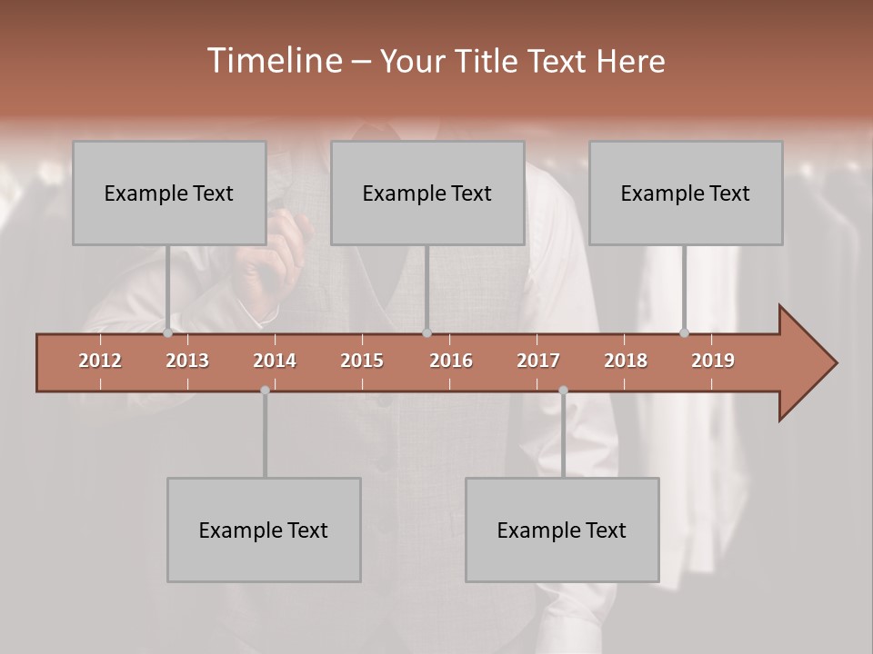 Sell White Waistcoat PowerPoint Template