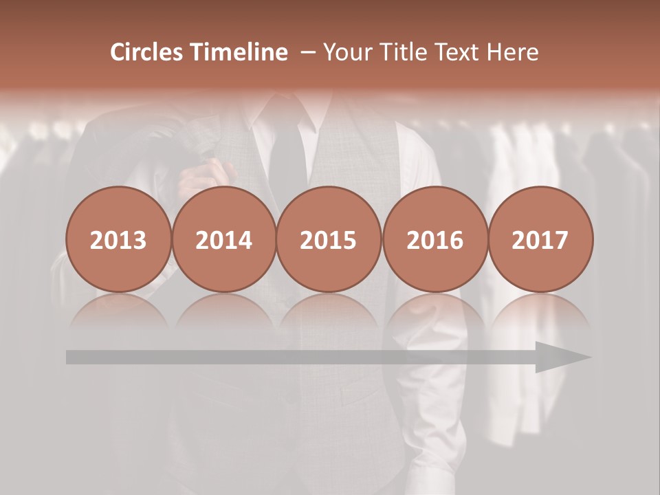 Sell White Waistcoat PowerPoint Template