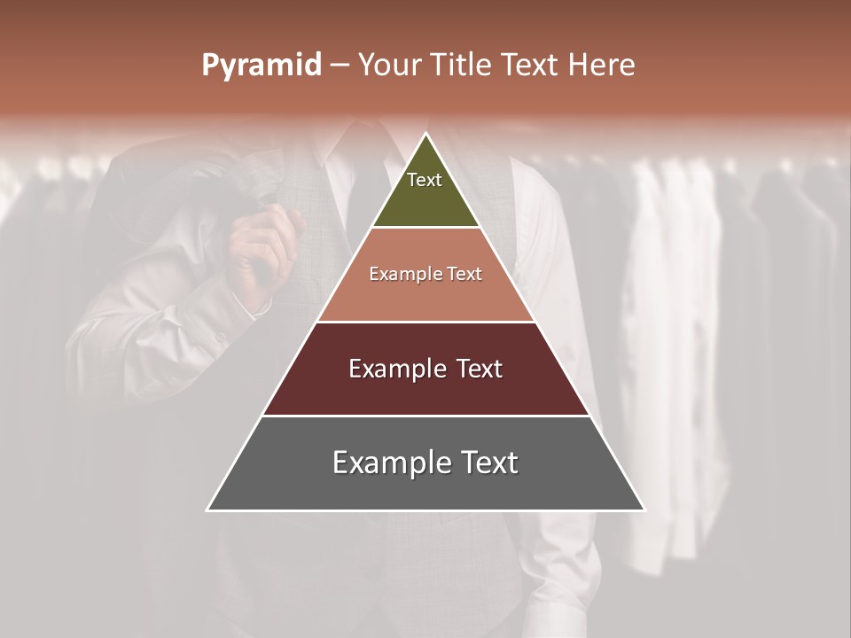 Sell White Waistcoat PowerPoint Template