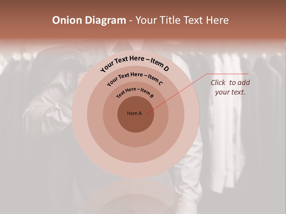 Sell White Waistcoat PowerPoint Template