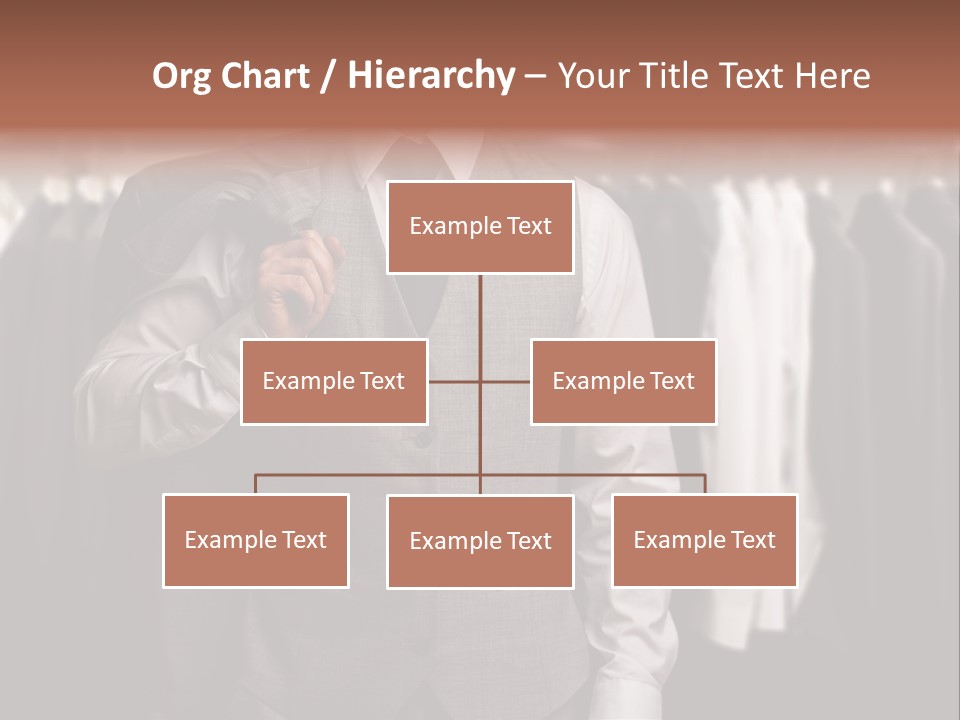 Sell White Waistcoat PowerPoint Template