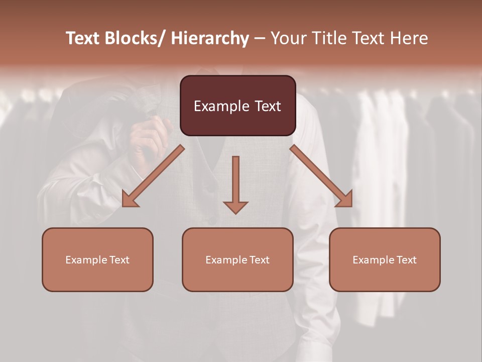 Sell White Waistcoat PowerPoint Template