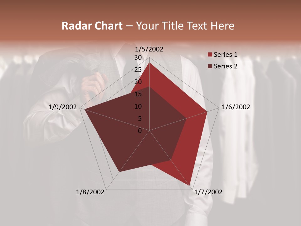 Sell White Waistcoat PowerPoint Template