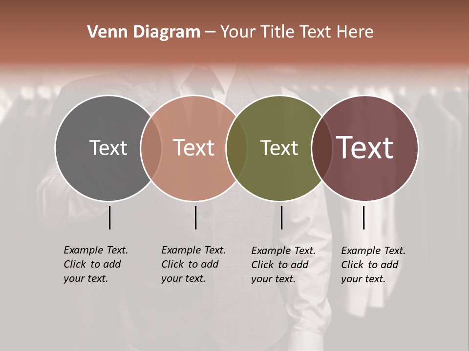 Sell White Waistcoat PowerPoint Template