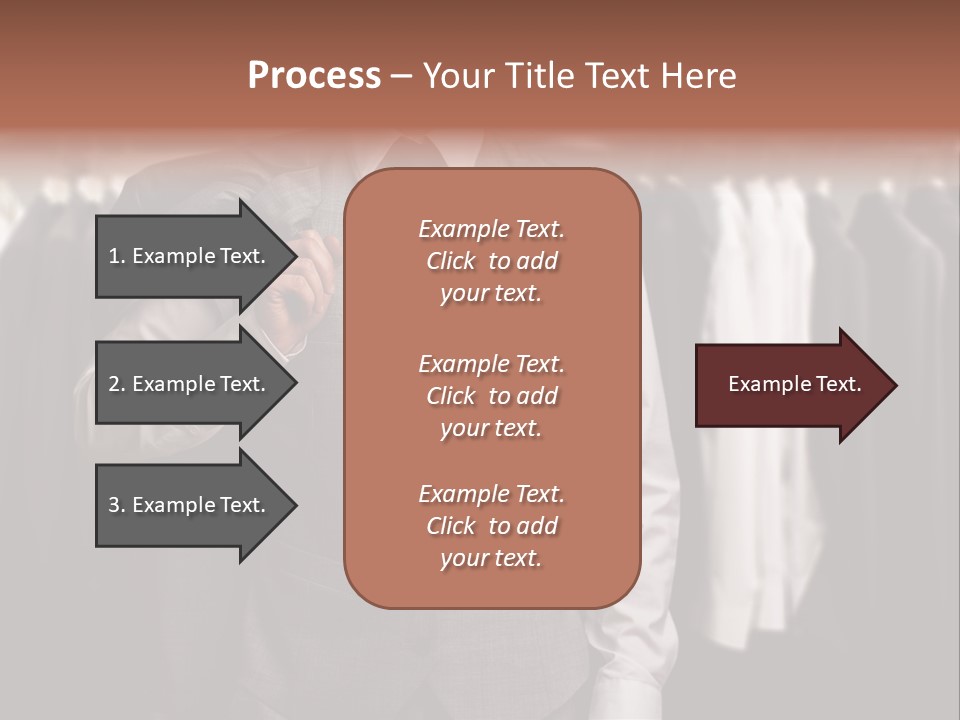Sell White Waistcoat PowerPoint Template