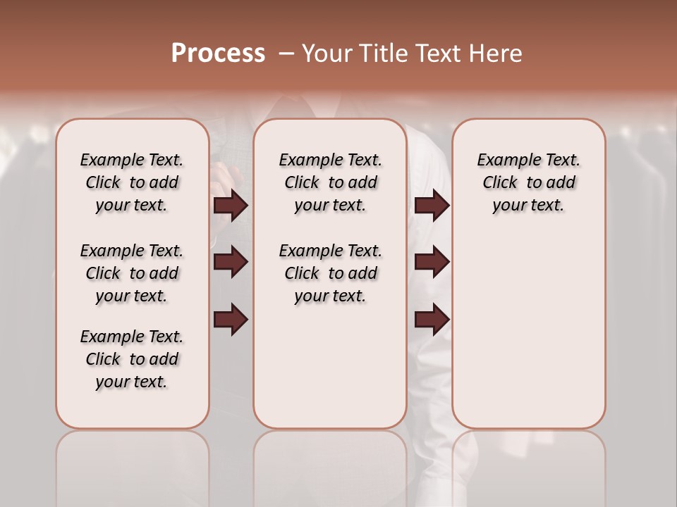 Sell White Waistcoat PowerPoint Template