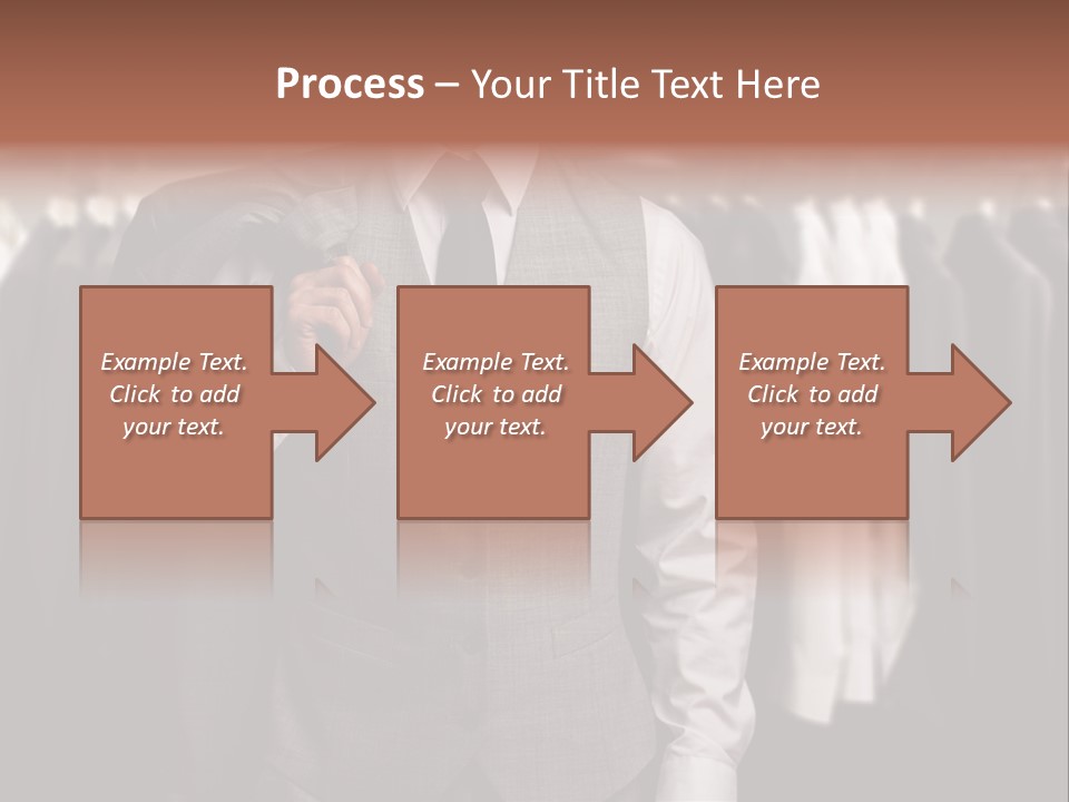Sell White Waistcoat PowerPoint Template