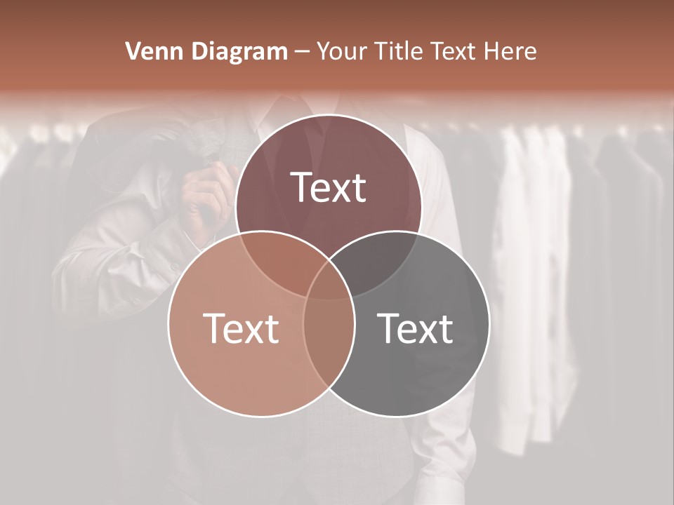 Sell White Waistcoat PowerPoint Template