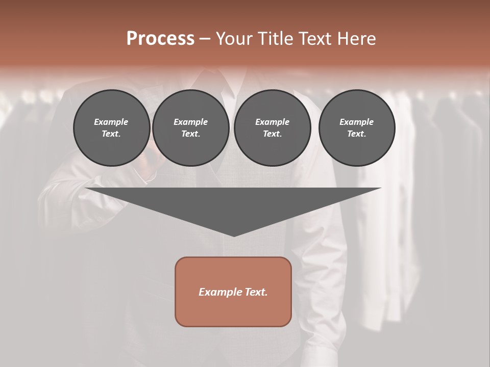 Sell White Waistcoat PowerPoint Template