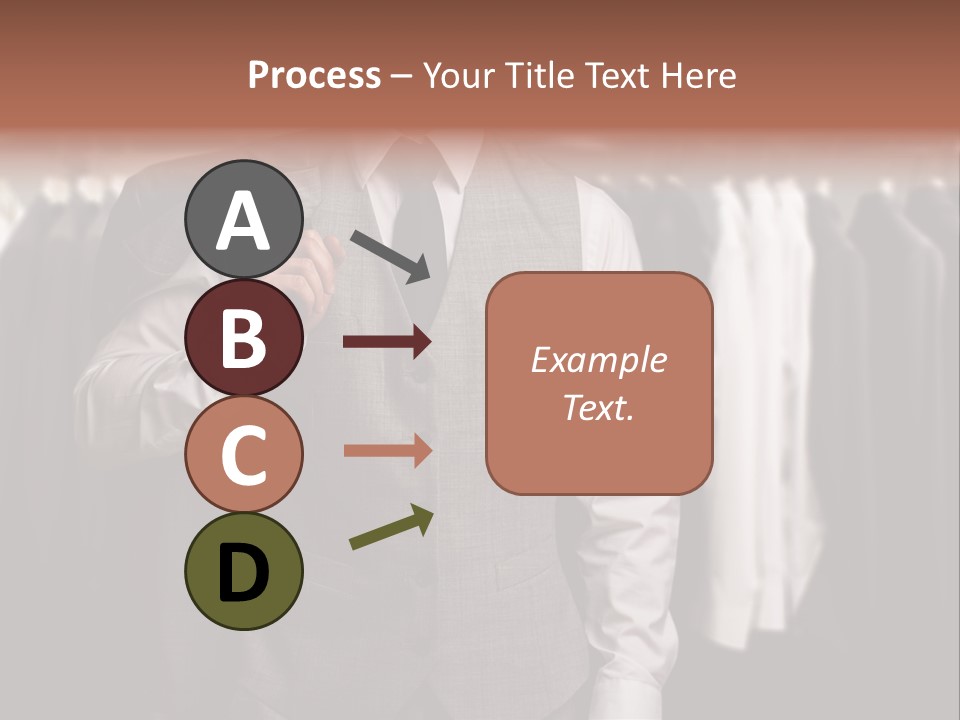 Sell White Waistcoat PowerPoint Template