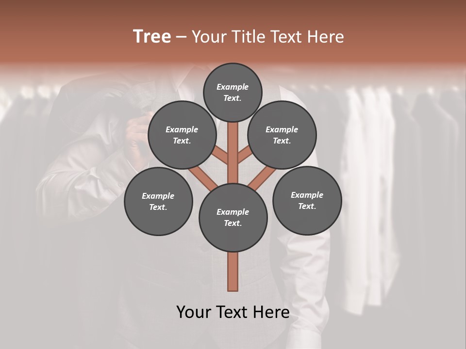 Sell White Waistcoat PowerPoint Template