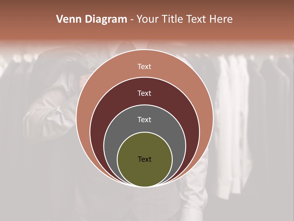 Sell White Waistcoat PowerPoint Template