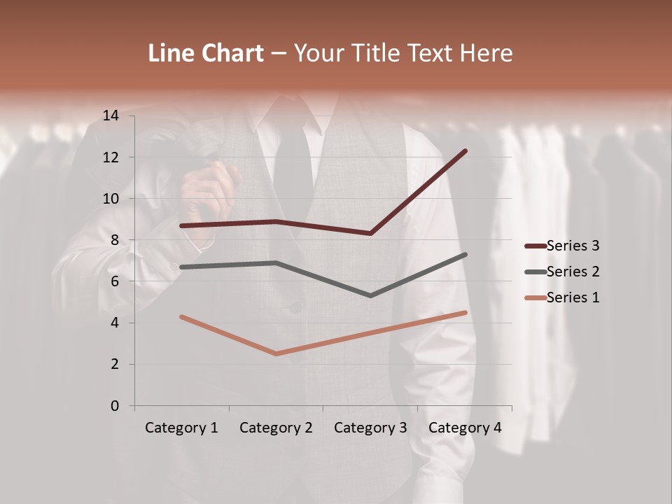 Sell White Waistcoat PowerPoint Template