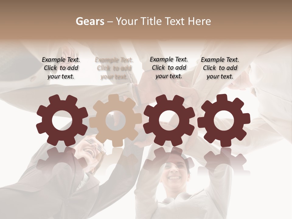 Relationship Cheerful Meeting PowerPoint Template