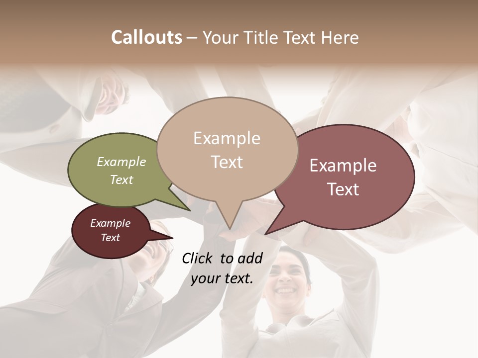 Relationship Cheerful Meeting PowerPoint Template