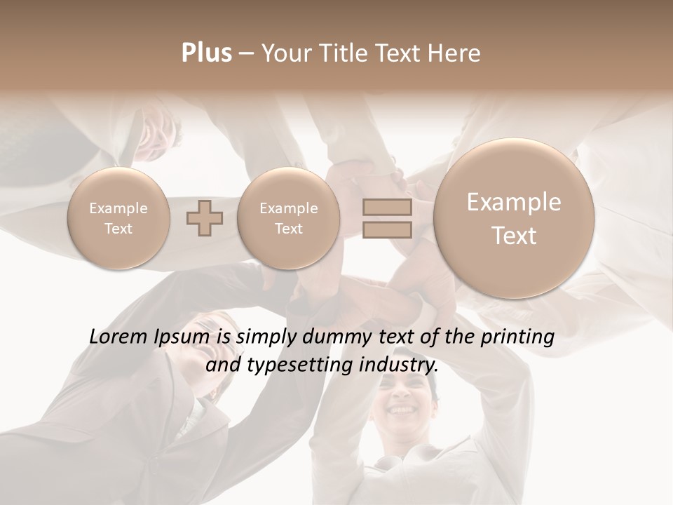 Relationship Cheerful Meeting PowerPoint Template