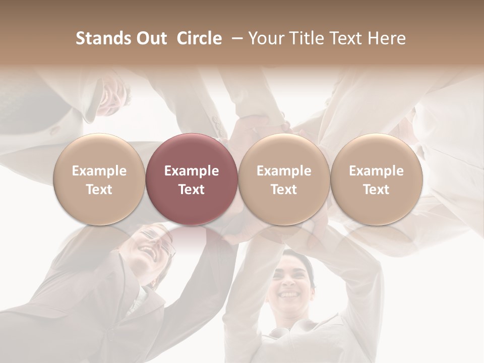 Relationship Cheerful Meeting PowerPoint Template
