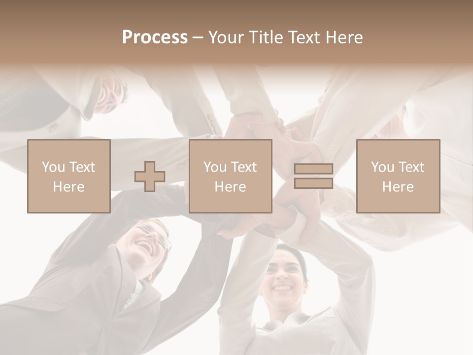 Relationship Cheerful Meeting PowerPoint Template
