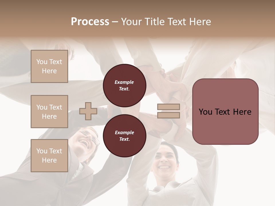 Relationship Cheerful Meeting PowerPoint Template
