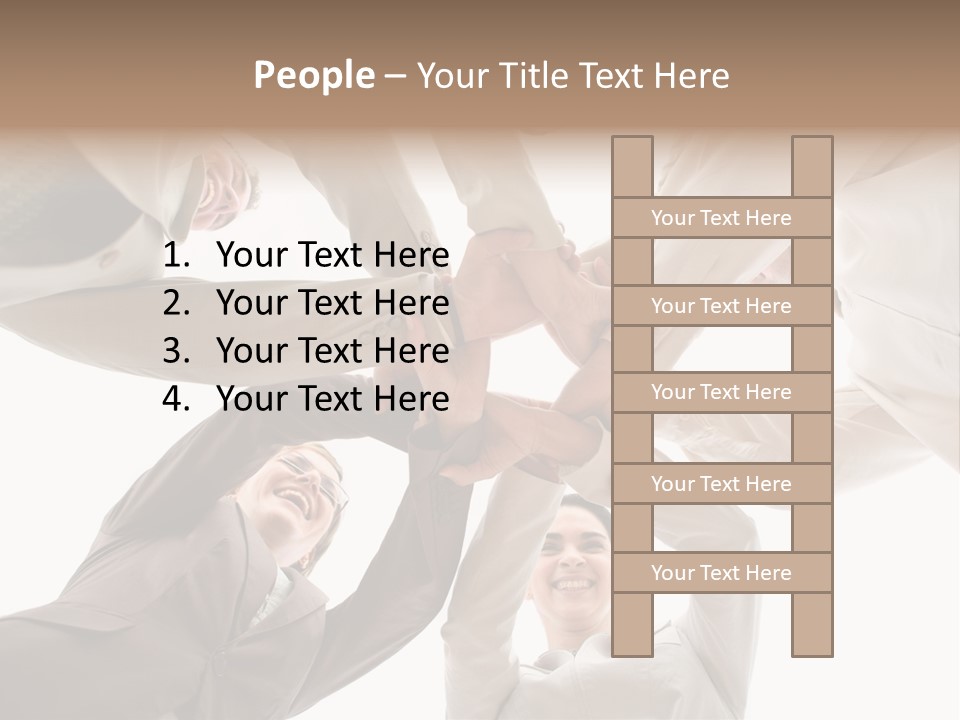 Relationship Cheerful Meeting PowerPoint Template